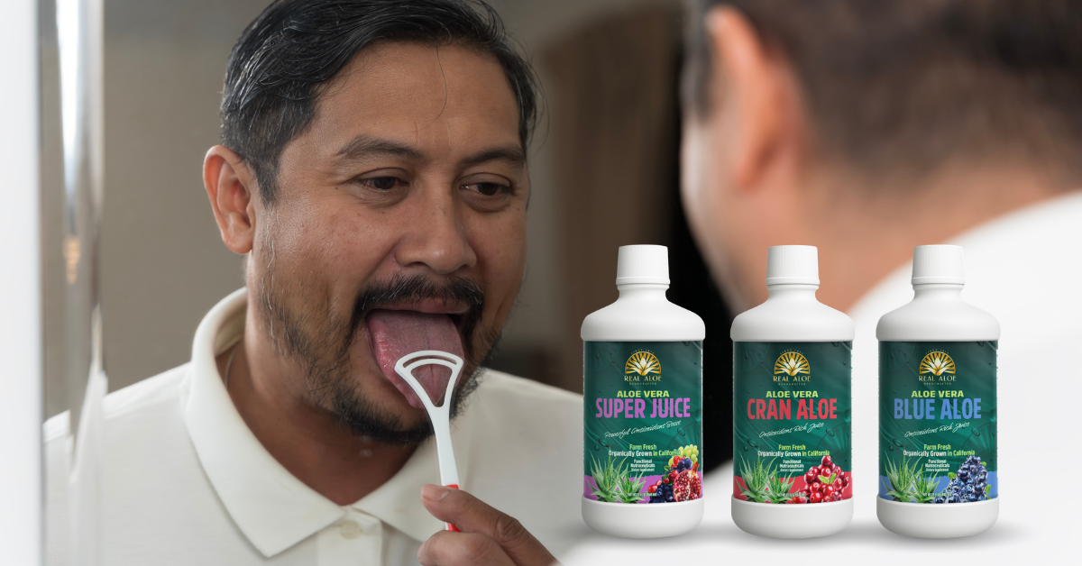 Aloe Vera for Healthy Gums, Fresh Breath & Oral Microbiome – Real Aloe