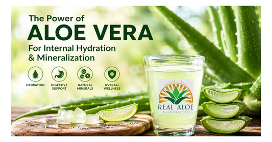 Aloe Vera for Internal Hydration and Mineralization: Why Aloe Vera Juice, Gel, and Concentrate Belong in Your Daily Routine