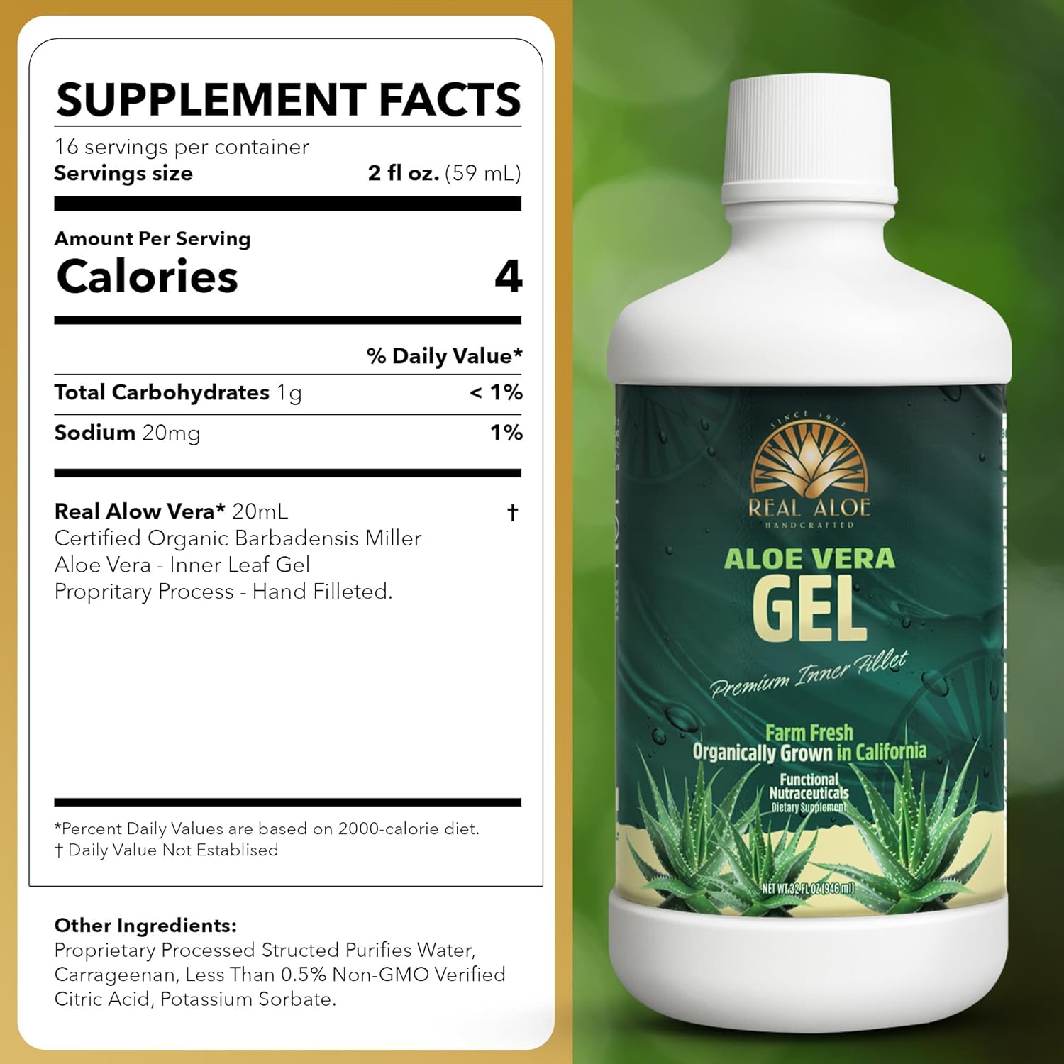 is aloe vera gel the same as the plant Aloe Vera Super Gel