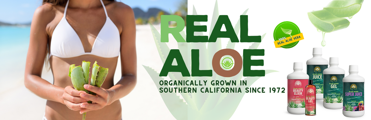 Real Aloe | Organically Grown Aloe Vera Gels, Sprays, Juices, & Beauty